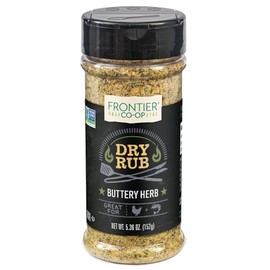 Frontier Buttery Herb Dry Rub, 5.36 Ounce