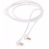 USBGear Cablemax 6ft. White USB 2.0 Cable A Left Angle