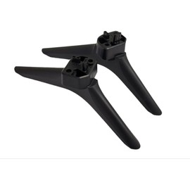 OEM Part - TV Base Stand Legs Compatible with Hisense 60" 65" Base Tabletop TVs Stand for Models 65H6570G, 65R6080G, 65R6090G Screws Included., Black