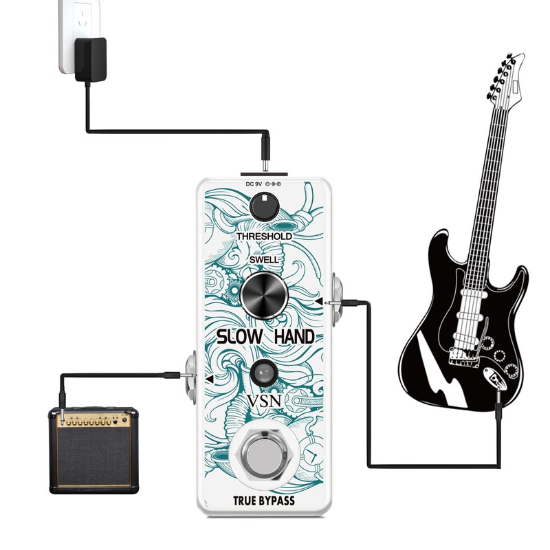 VSN Delay Slow Hand Effect Guitar Pedal for Digital Pedals