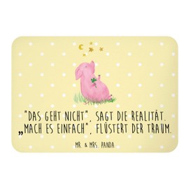 Mr. & Mrs. Panda Magnet Pig Happiness - Gift, Fridge Decoration, Fridge Magnet, Whiteboard Magnet, Funny Sayings, Pin Board Magnet