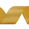 Showin Double Face Gold Polyester Satin Ribbon,1” x Continuous 25