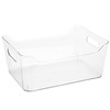 Simplify Large, Super Clear Storage Tote Bin