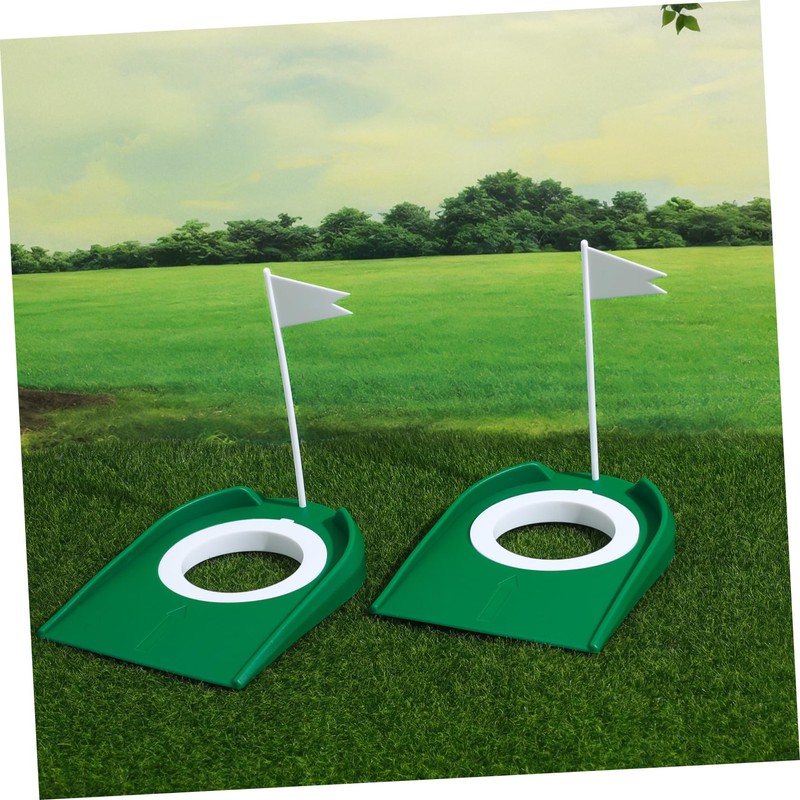 Outanaya Golf Putting Cup Set 2 Pcs Detachable Indoor Practice