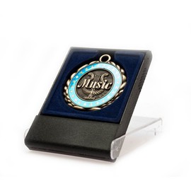 Music Treasures Co. Medal Presentation Box with Blue Velor Inset