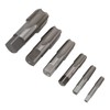6Pcs NPT Pipe Tap Set Thread HSS for Plumber Industrial