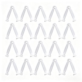 20Pcs Disposable Umbilical Cord Clamps - Sterilized Medical-Grade Puppy Birth Tool for Small Animals | Quick-Release Vet-Approved Pet Delivery Supplies,Veterinary Supplies, Pet Midwifery Tools