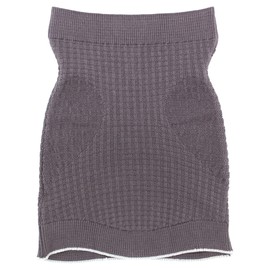 Warm Musubi, Stomach Wrap, Silk, Thank You, Pregnancy, Men's, Cold Protection, Natural Material, Made in Japan, relaxed grey, SS～S