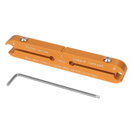HA2 Door Hinge Adjustment Tool - for Fixing Sagging Door, Adjustable-Size at Both Ends, Fit Hinge Up to 0.515" and 0.465" Residential, Repair Tool in Smaller Residential Sizes