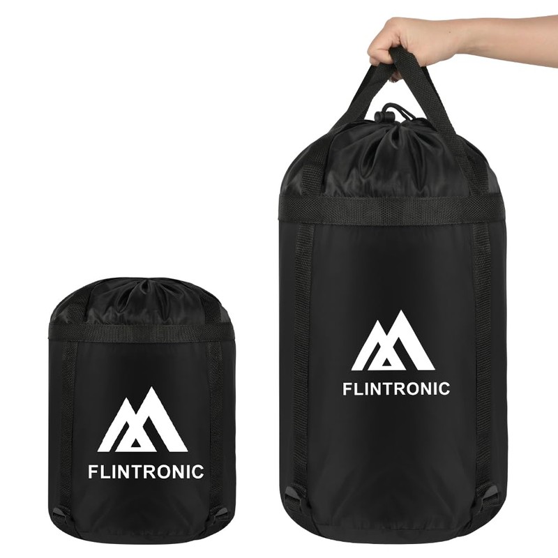 Flintronic Compression Stuff Sack for Sleeping Bag, Lightweight Waterproof Compact