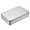 MMBOX 8.5 by 5.3 by 1.9 Inch Silver Rectangular Empty