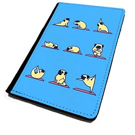 Lopo |WTF| Passport Cover/Holder. Pug Yoga | Travel Protection.