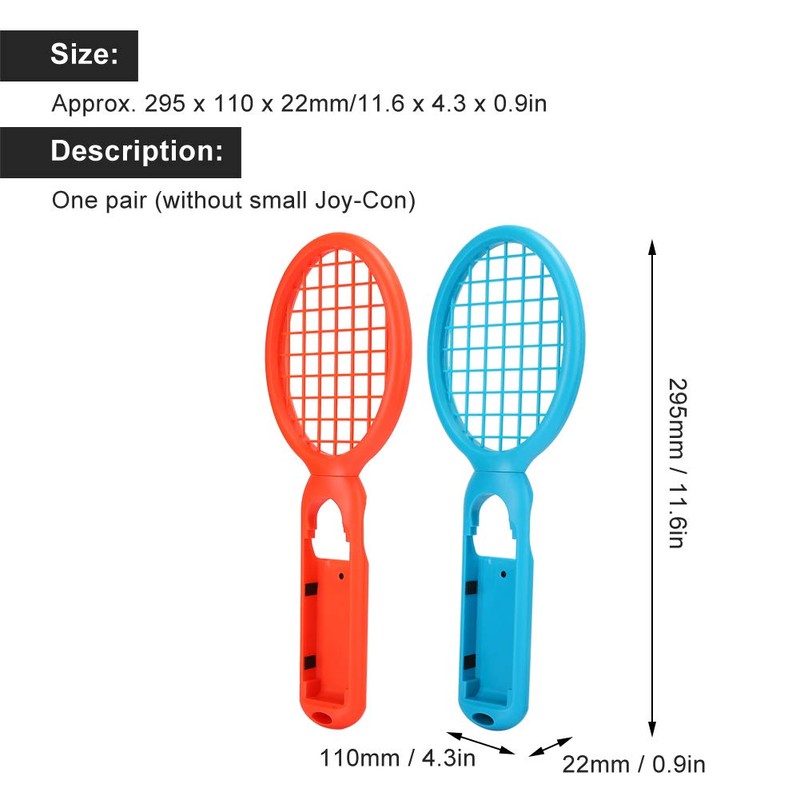 PUSOKEI 1 Pair Tennis Rackets for Tennis ACE Game, Handle