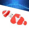 Cartoon U Disk Red Clownfish Appearance High Speed Bulk Storage