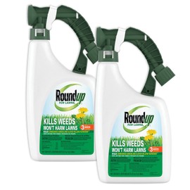 Roundup for Lawns₃ Ready-to-Spray, Tough Weed Killer for Use on Northern Grasses, 32 fl. oz. (2-Pack)