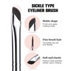 EIGSHOW Eyeliner Brush, Crescent Eyeliner Brush, Ultra Fine Eyeliner Brush