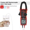 HT206D Current Clamp, True RMS Clamp Multimeter with Temperature and