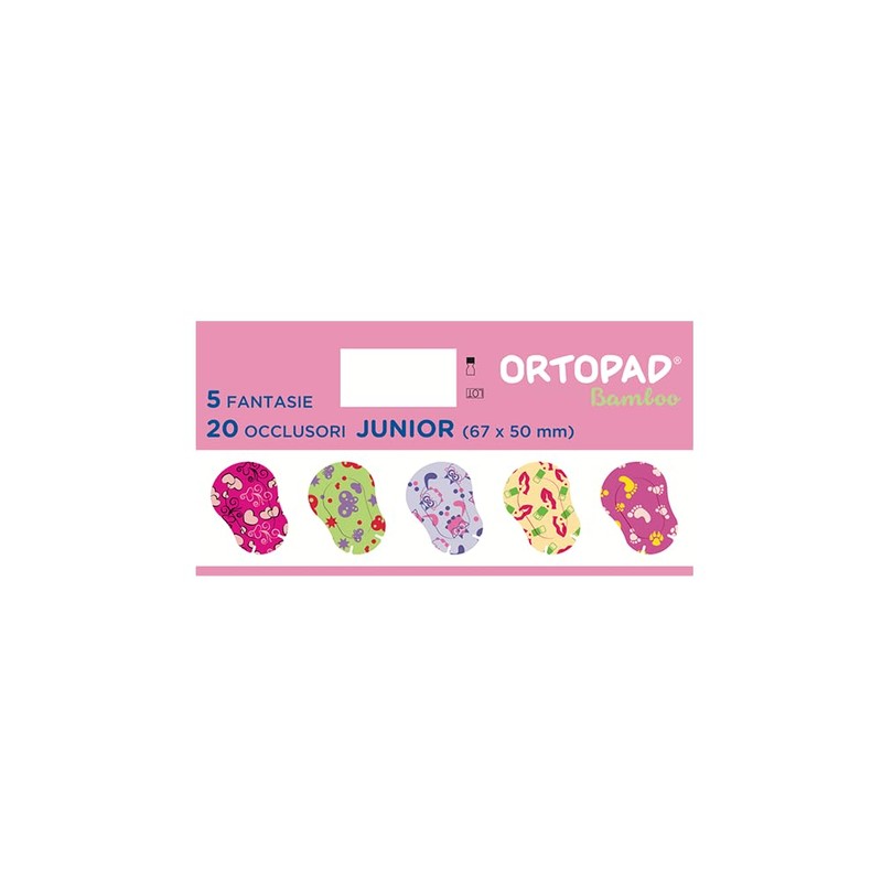 MASTER AID Ortopad Soft Girls Junior - Cerotti Colorati Oculari