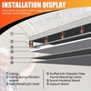 NATGAI 4 Pack Ceiling Spring Vibration Isolator Hangers with Reinforced