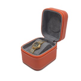 Whatna 2160 Thick PU Leather, Handmade, 1 Watch Case, Watch Storage, Watch Case, Watch Storage, Watch Storage, Storage Box, Collection Case, Storage Case, For Travel, Business Trips, Luck