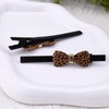 Aesthetic Leopard Bow Hair Clips Animal Aesthetic Duck Bill Clips