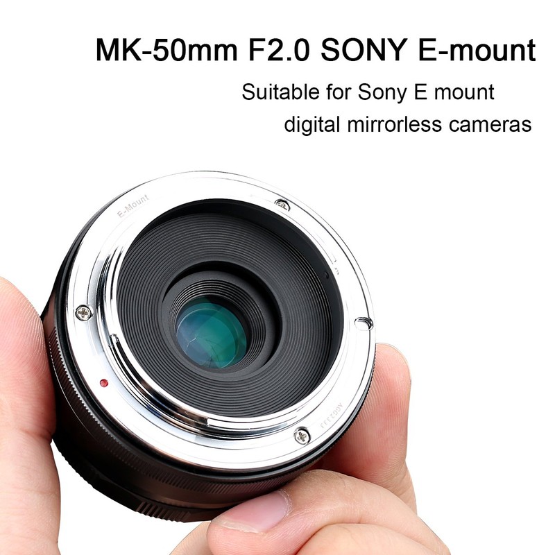 Meike MK 50mm f/2.0 Manual Focus Lens (APS-C) for Sony