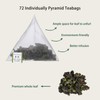 GTGLOTRA Premium Pure Oolong Tea Bag, 72 Pyramid Teabags, 100%