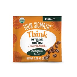 FOUR SIGMATIC Organic Lion's Mane & Chaga Coffee Mix, 0.09 OZ