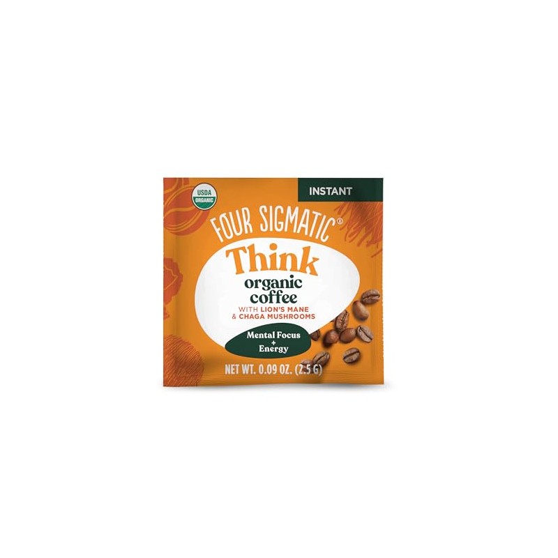 FOUR SIGMATIC Organic Lion's Mane & Chaga Coffee Mix, 0.09