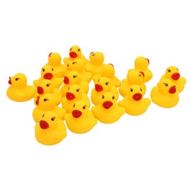Funriche Duck Bath Toy, Large Capacity, Floating Duck, Pool, Water Play, Festival, Scooping Doll, Toy, Extra + 2 Pieces (Set of 50)