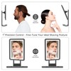 GURUN Heated Shower Mirror Fogless for Shaving, 360° Adjustable Shaving