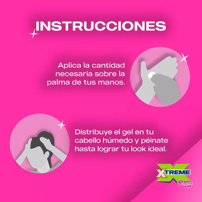 Xtreme gel fijador princesa 200g