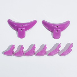 PERMANIA Lash Revise Pad, Removable Eyelash Fix Shields Reusable Lash Separator Palette Silicone Plate Lash Lift Tool (Purple)