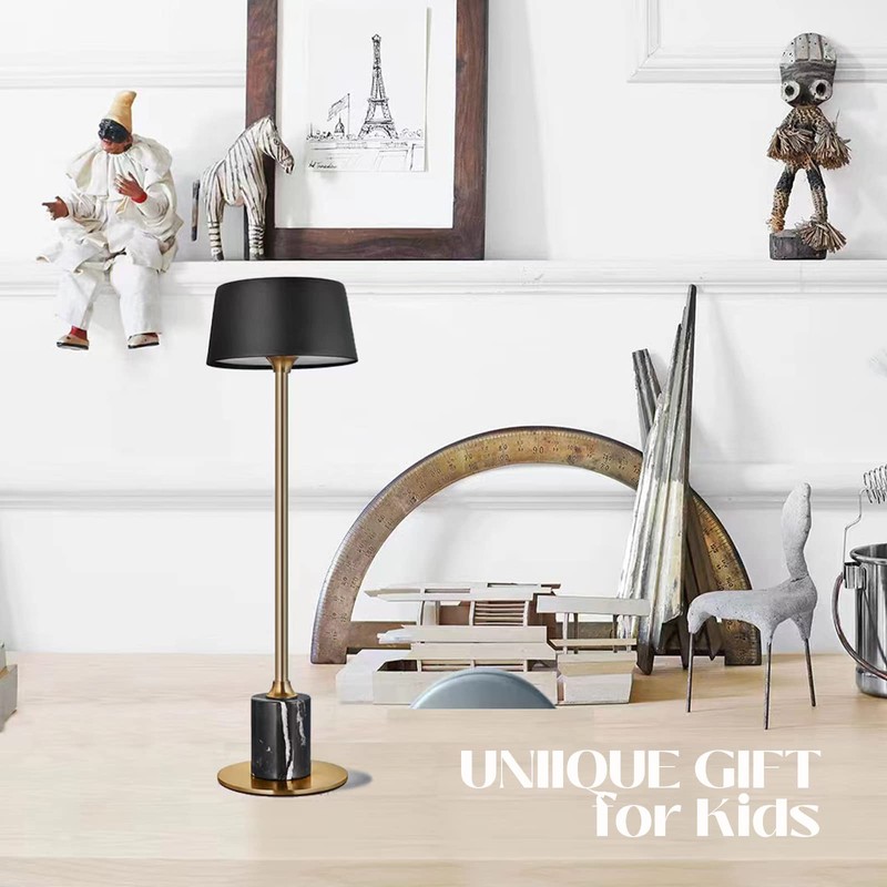 TIDATIK Cordless Table Lamp Set of 2, Rechargeable and Battery