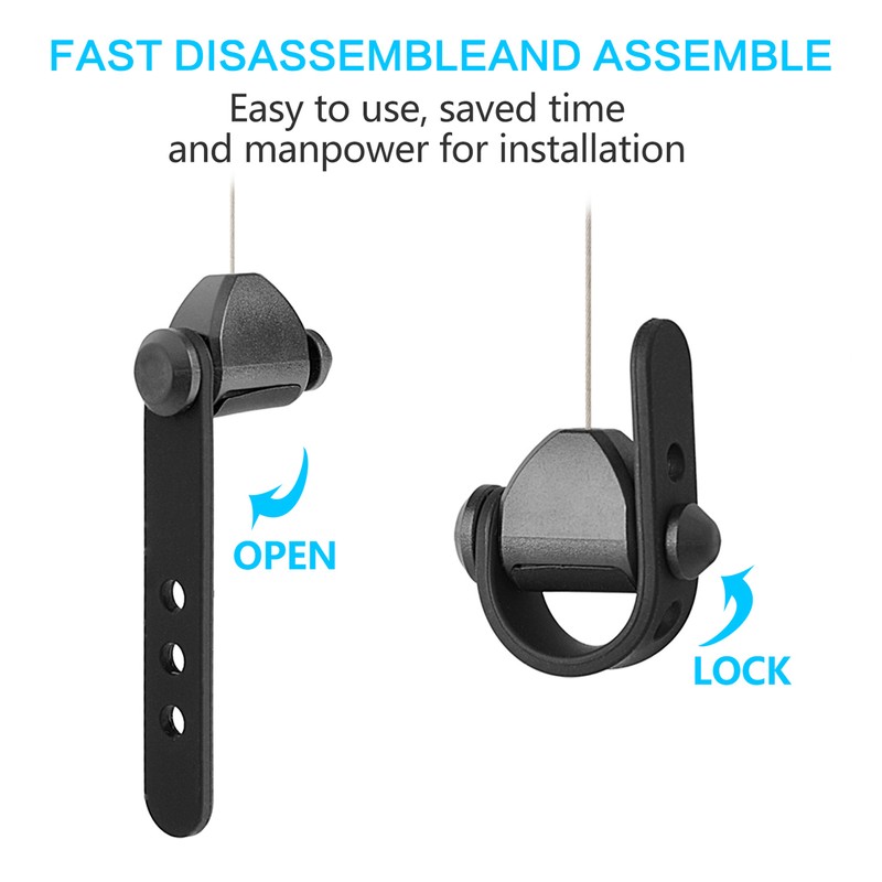 VR Cable Management Retractable Ceiling Pulley System Compatible for HTC