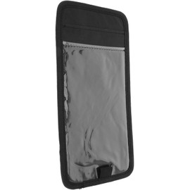GANAZONO Organizador para Parasol de Coche Negro, Tejido Resistente y Fácil Instalación, Soporte para Tarjeta y Placa de Discapacitados, Adecuado para Interior de Vehículo