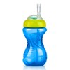 Nuby No-Spill Soft Straw Easy Grip Sippy Cup for Girls