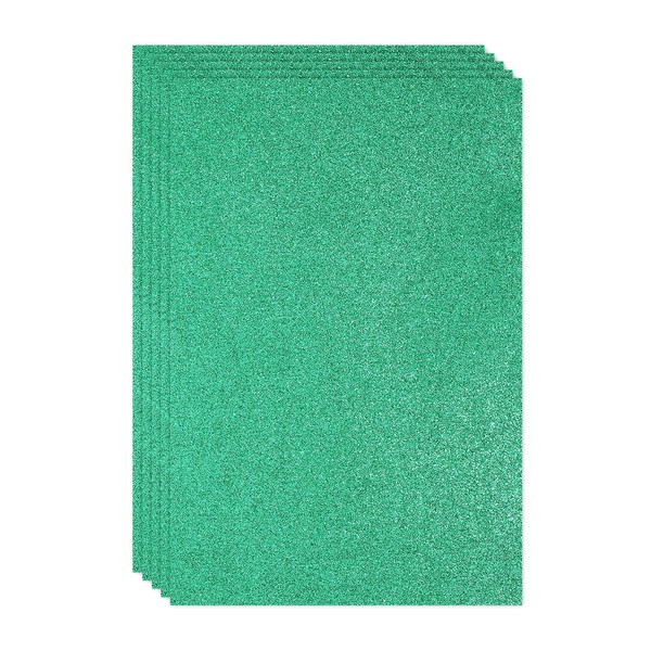 PATIKIL Dark Green Shiny EVA Glitter Foam Sheet 11.8 x