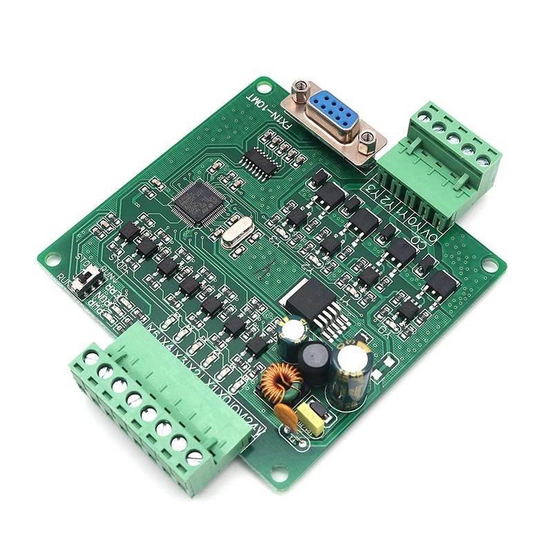 DollaTek DC24V PLC Industrial Control Board Controller FX1N-10MT Transistor Output