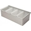 Beaumont 4 Part Stainless Steel Condiment Holder