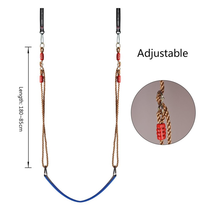 ZAWELIYO Adjustable Outdoor Swing Ropes Hammock Swing Tree Ropes Commercial