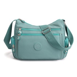 Hiflyer Crossbody Bags for Women Trendy, Crossover Bags for Women Cross Over Purse for Woman, Over Shoulder Purse Crossbody for Women (Green)