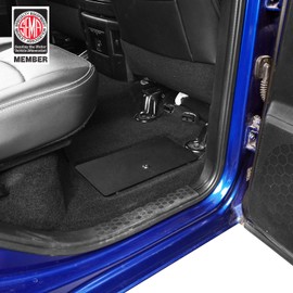 u-Box Ram 1500 Under Seat Storage Rear In-Floor Locking Security Lid Box for Dodge Ram 1500 09-18 Pickup Trucks