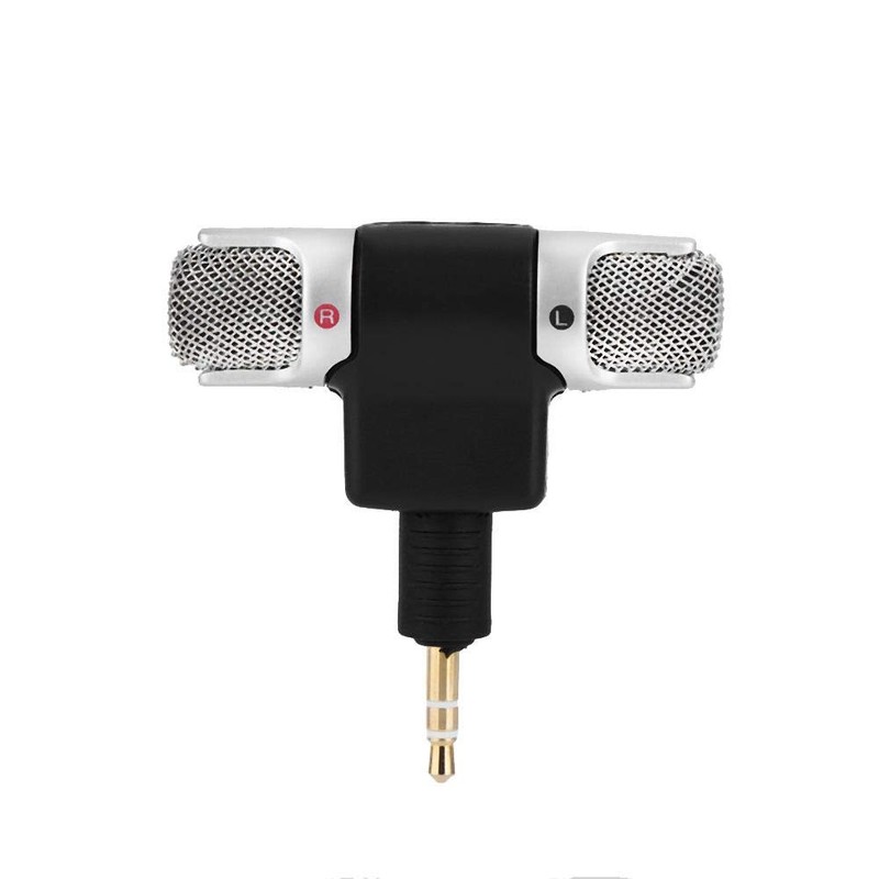 Stereo Microphone External Stereo Microphone Microphone 3.5mm Gold Plated Plug