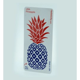 Real Sticky USA Pineapple Sticker Cup Car Vehicle Window Bumper Laptop Cooler Beach Decal