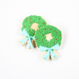 ½ Dz. Christmas Wreath Cookies! Christmas Cookies for All! Holiday, Christmas and Holstess Gift! Place Settings!