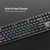 LQXQ PBT 136 Keys Transparent, OEM Profile Double Shot Shine