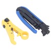 Coax Crimper Tool Kit for Cable Compression with Stripping Tool