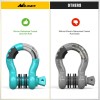 Nilight 2 Pack 3/4" D-Ring Shackle with 7/8" Screw 887lbs