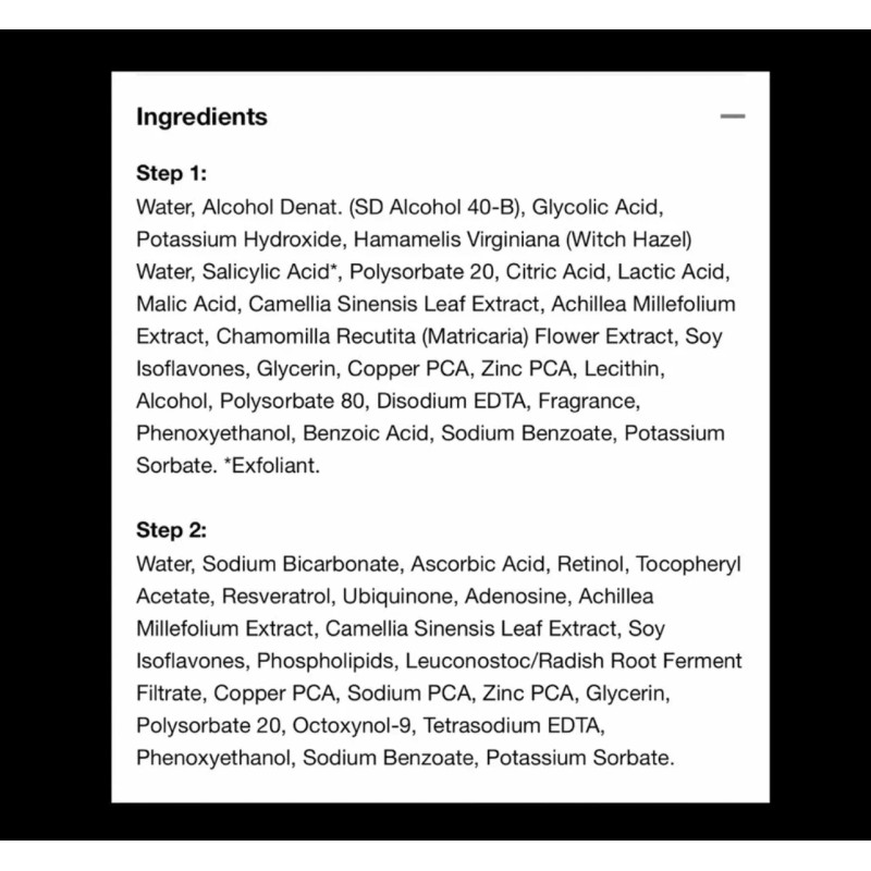 Dr. Dennis Gross Alpha Beta Extra Strength Daily Face Peels.